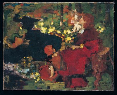 En pool i skoven af Edward Atkinson Hornel