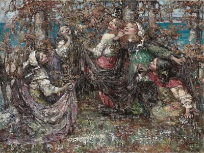 Ring-a-Ring-a-Roses af Edward Atkinson Hornel