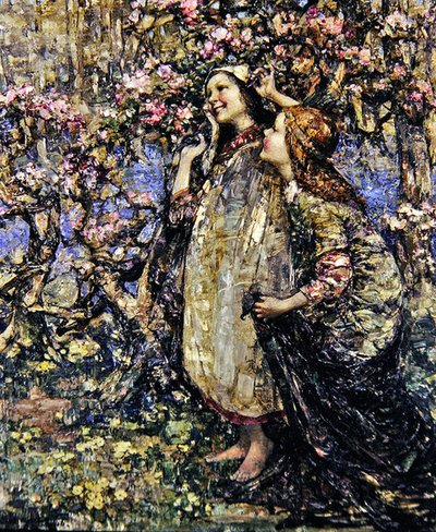 Forårstid af Edward Atkinson Hornel