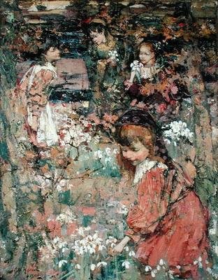 Forårets opvågning af Edward Atkinson Hornel