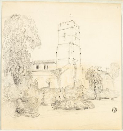Engelsk kirke på landet af Edward Blore