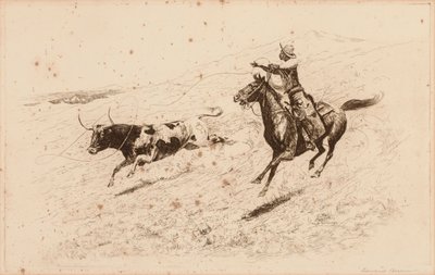 Slut på løbet (det lange kast) af Edward Borein
