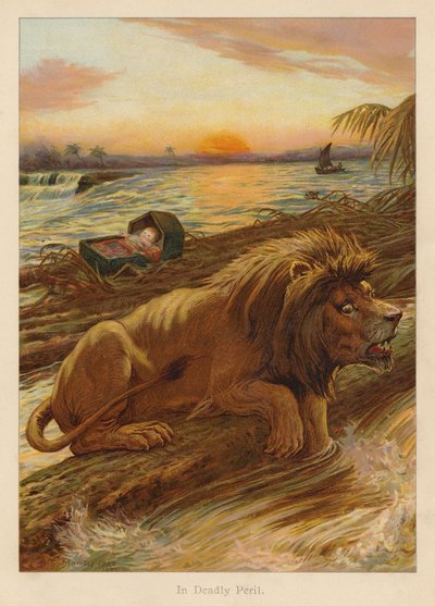 In Deadly Peril (farvelitografi) af Edward Brice Montefiore