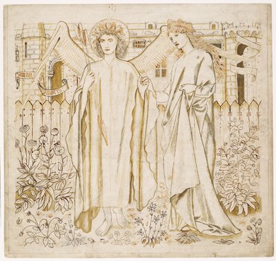 Chaucers "Legenden om de gode kvinder" - Amor og Alcestis af Edward Burne-Jones