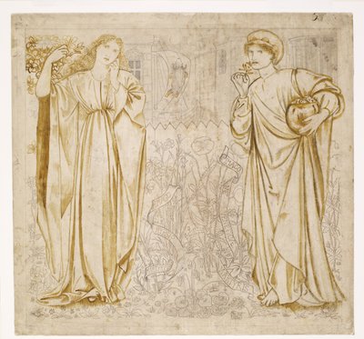 Chaucers 'Legend of Good Women' - Hypsiphile og Medea af Edward Burne-Jones