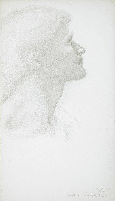 En mands hoved af Edward Burne-Jones