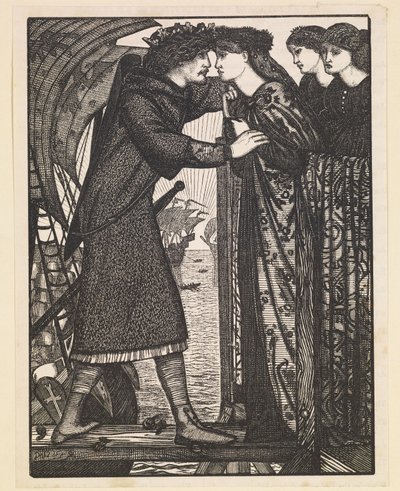 Kong Sigurd korsfareren - En nordisk saga af Edward Burne Jones