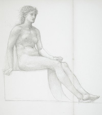 Benene på en nøgen kvinde af Edward Burne-Jones