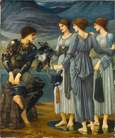 Perseus og havnymferne af Edward Burne-Jones