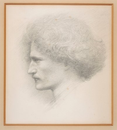 Portræt af Ignacy Jan Paderewski af Edward Burne-Jones