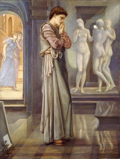 Pygmalion og billedet - Hjertet begærer af Edward Burne Jones