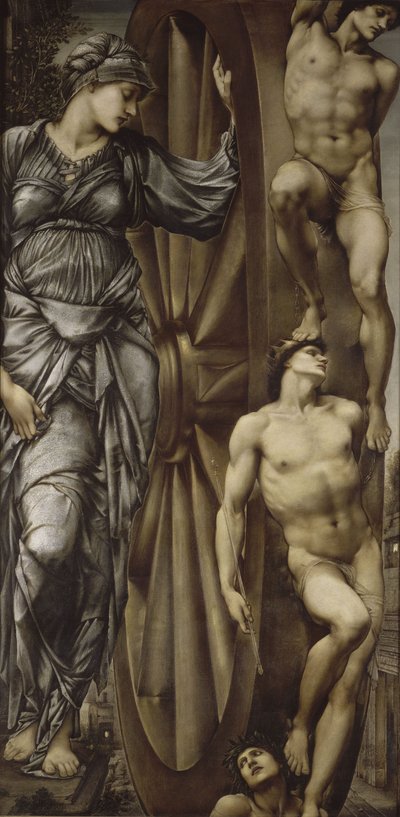 Lykkehjulet af Edward Burne-Jones