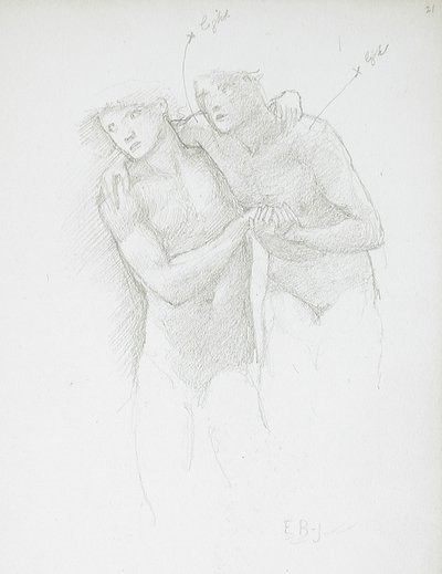 To nøgenbilleder af Edward Burne-Jones