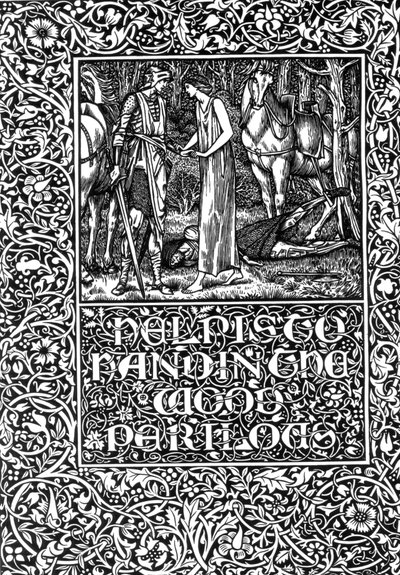 Der er hjælp at hente i den farlige skov, 1896 af Edward Burne Jones