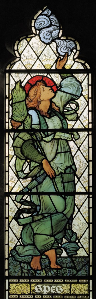 Håb, 1887 af Edward Burne Jones