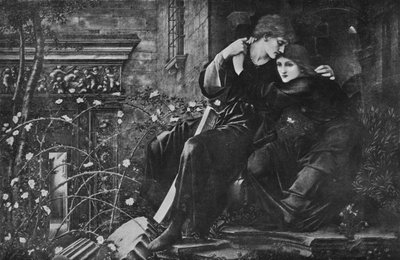 Love Among The Ruins, 1894, 1911 af Edward Burne Jones