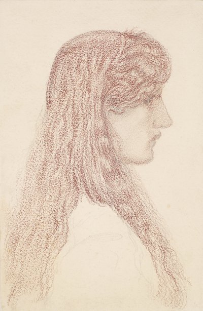Maria Zambaco - Profilundersøgelse af Edward Burne Jones