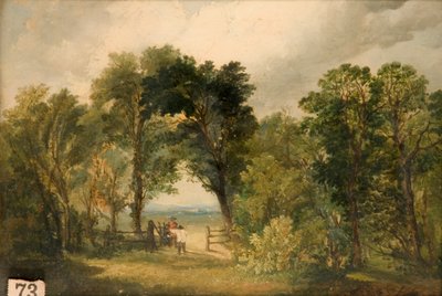 En Woodland Glade af Edward Calvert