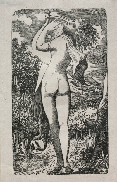 Bacchante eller The Player on The Lyre af Edward Calvert