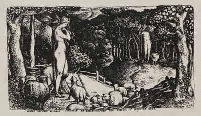 Ideelt præsteliv, 1829. af Edward Calvert