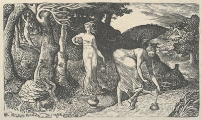 Bækken, 1829. af Edward Calvert