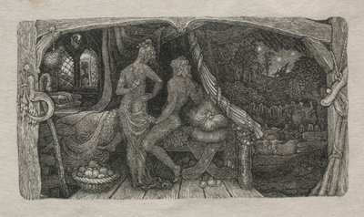 Kammeridyllen, 1829. af Edward Calvert
