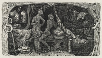 Kammeridyllen, 1831. af Edward Calvert