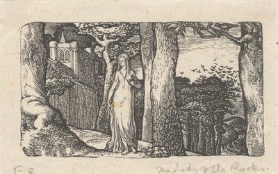 Fruen og Røgene af Edward Calvert