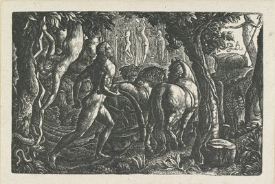 Plovmanden: Christian pløjer livets sidste fure, 1827 af Edward Calvert