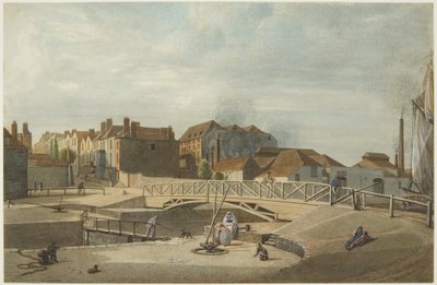 Bathurst Basin (blyant og akvarel på papir) af Edward Cashin