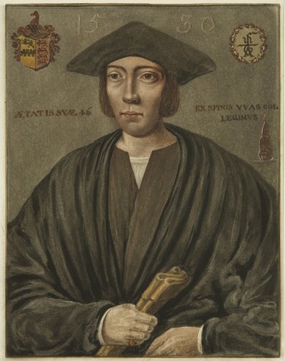 Portræt af Nicholas Thorne, Grammar School, Unity Street af Edward Cashin