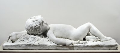 Sovende faun (gips) af Edward Clark Potter