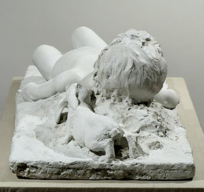 Sovende faun (gips) af Edward Clark Potter