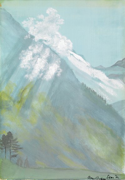 Saas-Fee, Schweiz af Edward Clifford
