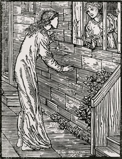 Kommer til det andet af Edward Coley (after) Burne Jones