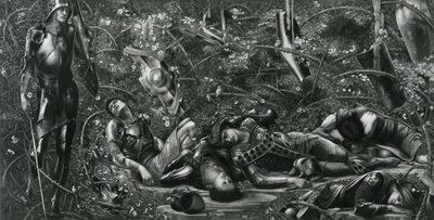 The Briar Wood, fra The Briar Rose Series af Edward Coley (after) Burne Jones
