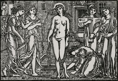 Venusretten af Edward Coley (after) Burne Jones