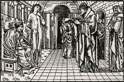 Oraklet af Edward Coley (after) Burne Jones