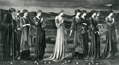 Psykens bryllup af Edward Coley (after) Burne Jones