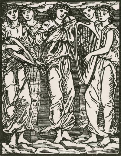 Uden titel af Edward Coley (after) Burne Jones