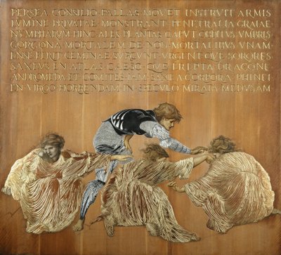 Perseus og Graiae af Edward Coley Burne-Jones