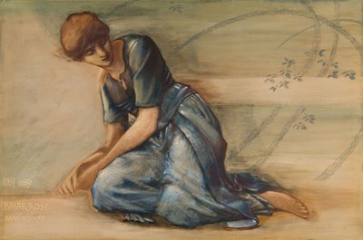Tutkimus Briar Rose -sarjaan, The Garden Court af Edward Coley Burne-Jones