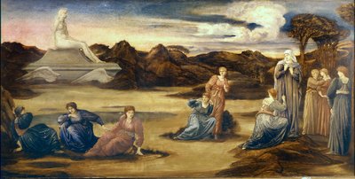 The Passing of Venus, ca. 1875 (olie på panel) af Edward Coley Burne Jones