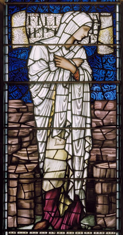 Edinburgh, St Giles Cathedral, Morris & Co., Edward Burne-Jones, Jepthas Daughter, 1886 af Edward Burne Jones