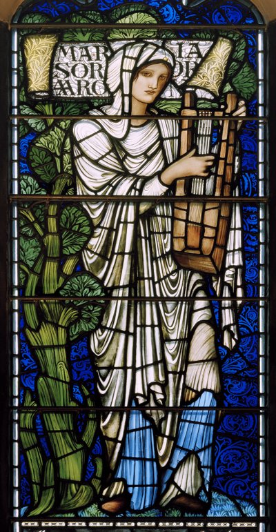 Edinburgh, St Giles Cathedral, Morris & Co., Edward Burne-Jones, Maria, 1886 af Edward Burne Jones