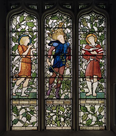 Knotty Ash, St John The Evangelist, Morris Marshall & Faulkner & Co, Edward Burne-Jones, Samuel, Absalom & Timothy, 1872 af Edward Burne Jones