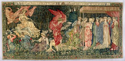 Passing of Venus, designet i 1901 og vævet i 1926 (uld-, silke- og linnedtæppe) af Edward Burne Jones