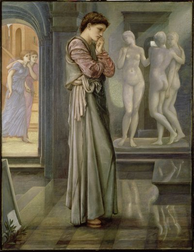 Pygmalion and the Image: The Heart Desires, 1868 af Edward Burne Jones