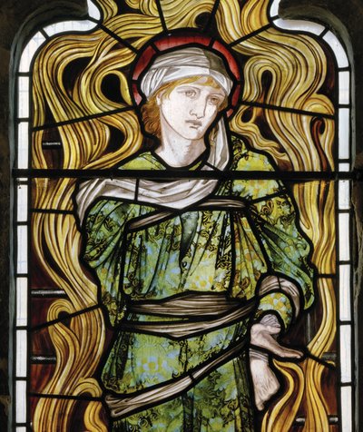 Shadrach, The Fiery Furnace, West Window, 1870 (farvet glas) af Edward Burne Jones