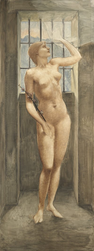 Spes eller håb i fængslet af Edward Burne Jones